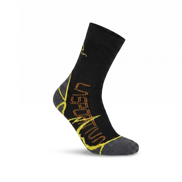 جوراب کوهنوردی مردانه حوله‌ای ضخیم طرح Lasportiva