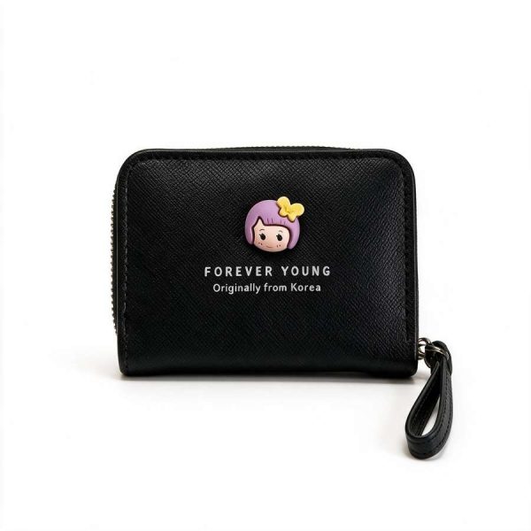 forever-young-small-zip-wallet کیف پول زیپی کوچک Forever Young بنددار | کد 132 - تصویر 1